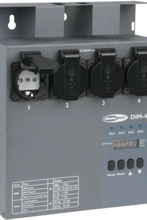 SHOWTEC DIM-4 Pack de gradateurs 4 canaux - 3 A par canal Dernière Chance