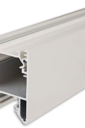 ISOLED Profilé de luminaire LED HALON aluminium blc RAL 9003, 200cm, bande de refroidissement Vente Flash