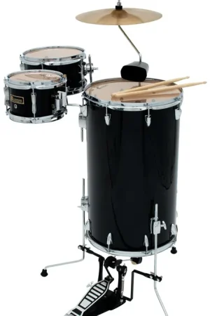 Commande En Gros DIMAVERY CDS Cocktail Drum set, noir