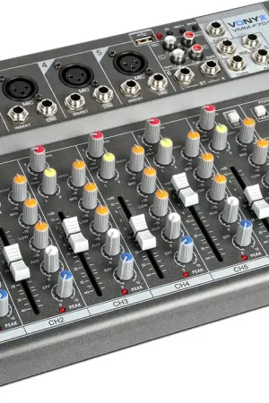 Super Prix Vonyx VMM-F701 Mélangeur de musique à 7 canaux