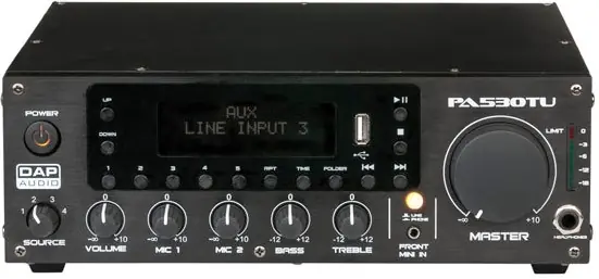 Affaire À Saisir DAP-Audio PA-530TU Amplificateur 30 W 100V