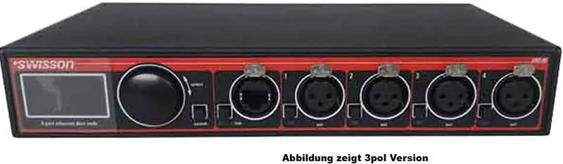 Nœud Ethernet Swisson XND-4B8 (boîtier) Certifié