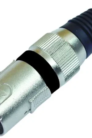 OMNITRONIC XLR plug 3pin bk Meilleur Choix
