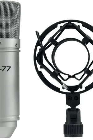 Expédié Aujourd’hui OMNITRONIC MIC CM-77 Microphone à condensateur