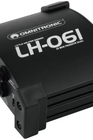 OMNITRONIC LH-061 PRO Passive Dual DI Box Offre Spéciale
