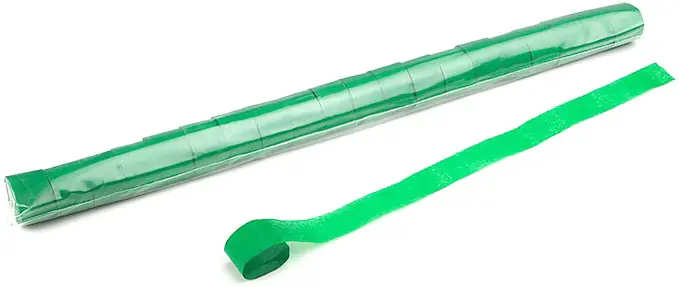 Top Vente Magic FX serpentins de stade 20m x 2,5cm - Vert foncé