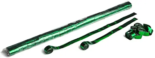 Magic FX Serpentins métalliques 10m x 1,5cm - Vert Nouvel Arrivage