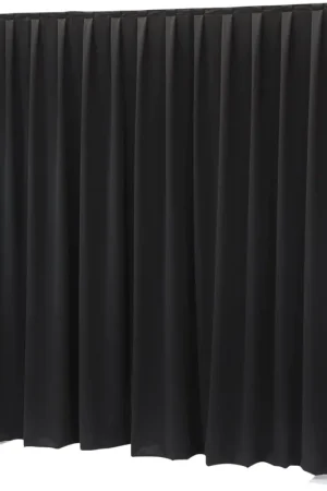 Meilleure Vente WENTEX P&D Rideau MGS 175 g/m² Noir - 330 x 250 cm (L x H) - plissé