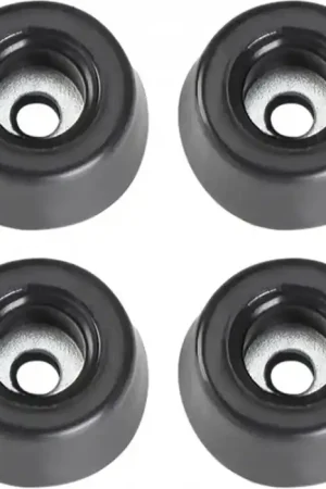Offre Exclusive Adam Hall Hardware 4903 M4 AH - Lot de 4 Pied caoutchouc 20 x 9 mm noir en sachet