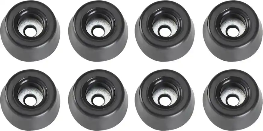 Soldes Adam Hall Hardware 4903 M8 AH - Lot de 8 pied caoutchouc 20 x 9 mm en sachet