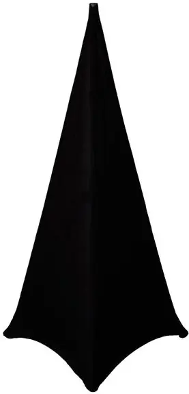 Trépied couverture double pour supports d'enceintes noir Must-Have