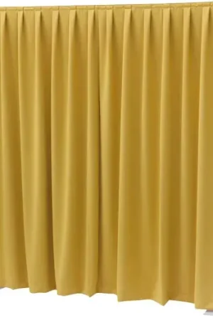 Prix Réduit Wentex P&D Curtain - Dimout, 260 gram/m² Plissé, 300 (L) x 400 (H) cm, 260 g / m², jaune