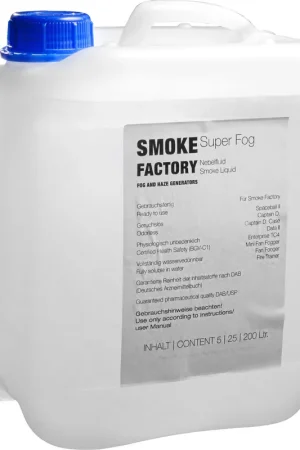 Smoke Factory fluide spécial Super Fog 25L Pas Cher