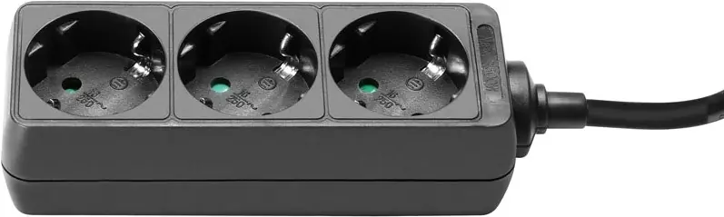 Prix Bas Adam Hall Accessories 8747 X 3 - Multiprise Secteur 3 Prises