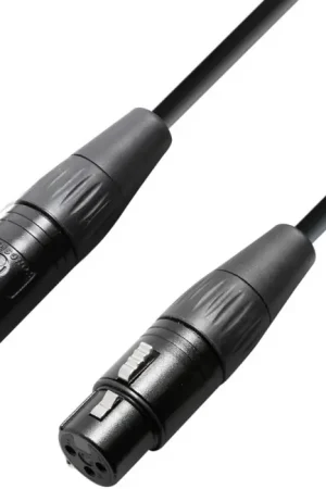 Adam Hall Cables 4 STAR MMF 0050 KRYSTAL - Câble Micro OCC XLR femelle vers XLR mâle 0,5 m Prix Promo