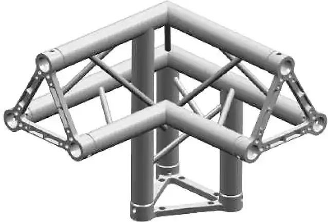 LITEC TX25 3-way corner, left, C31, vertex up Expédition Rapide
