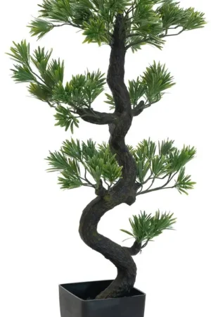 EUROPALMS Pin bonsaï, plante artificielle, 95cm Dernier Modèle