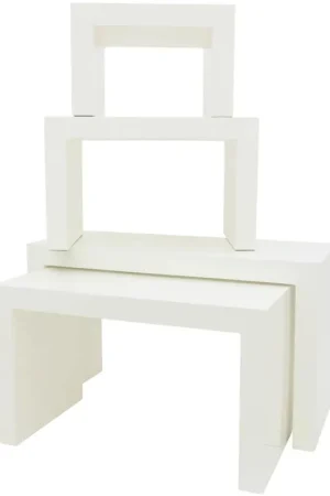 TABLES DECO EUROPALMS LEICHTSIN, blanc Meilleur Choix