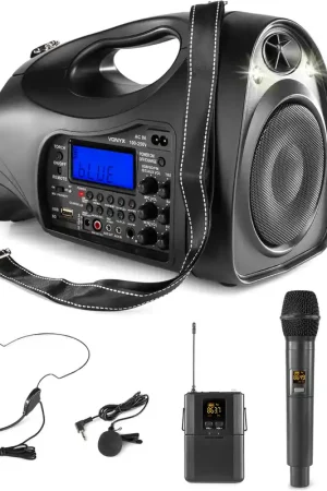 Vonyx ST016 Système de sonorisation personnel sans fil UHF Combi Bon Plan