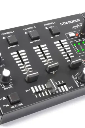 Certifié Skytec STM-3020B Console de mixage 6 canaux USB/MP3 - Noir
