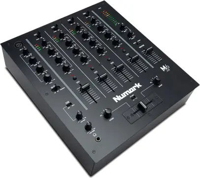 Numark M6 USB Black 4-KANAL USB DJ Mixer Nouvelle Collection