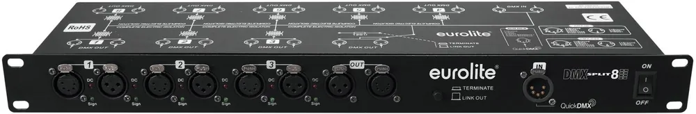 Prix Promo EUROLITE DMX Split 8X Splitter