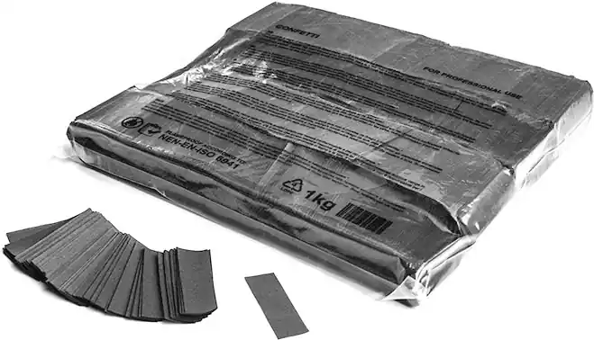 Achat Immédiat Magic FX Slowfall confetti rectangles 55x17mm - Gris 1kg