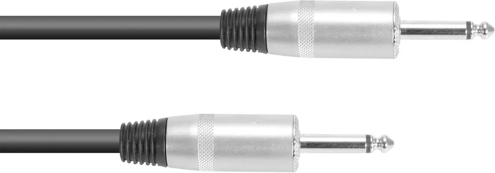 Livraison Gratuite PSSO RE-50 Câble de haut-parleur Jack 2x2.5m bk