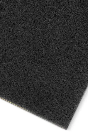 Vente Directe Adam Hall Hardware 0179 - Feutre aiguilleté autocollant, noir, 1000 mm × 3,5 mm, en polyester