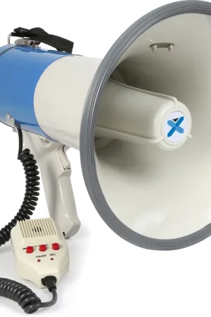 Vonyx MEG060 Megaphone 60W USB SD Sirène Microphone Retour Gratuit