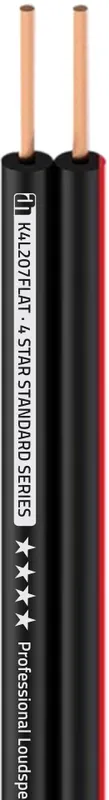 Adam Hall Cables 4 STAR L 207 FLAT - Speaker cable 2 x 0.75 mm² Flat Solde