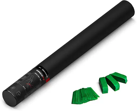 Canon à confettis à main Magic FX 50cm - Vert foncé Vente Flash