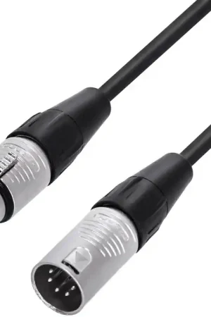 Adam Hall Cables 4 STAR DGH 5 0500 - Câble DMX | Rean® 5-pole XLR 5-pins assigné | 5 m Promotion