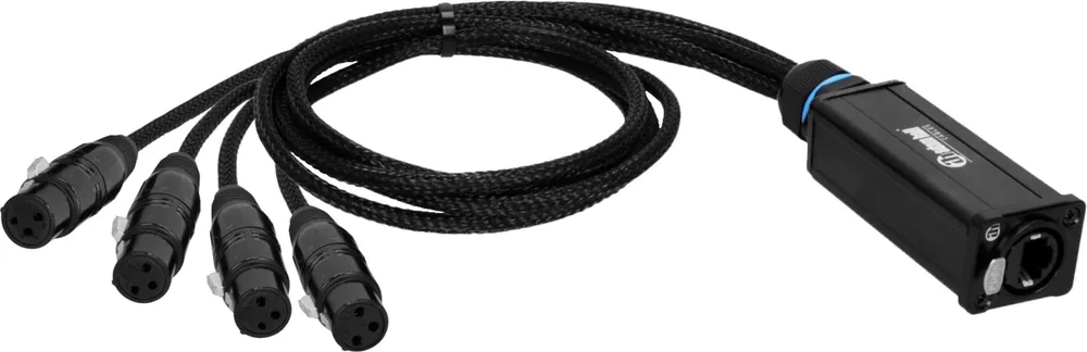 Adam Hall Cables 4 STAR CATBOX XF3 - Audio & DMX, Adaptateur AES/EBU de Cat XLR 3-Pol femelle Populaire