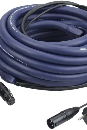 DAP-Audio FP05 - Schuko/XLR M - Schuko/XLR F - DMX / Alimentation 20 m Retour Gratuit