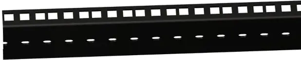 Adam Hall 19" Parts 61555 BLK - Profilé Rack acier Noir double Heavy Duty 45 U Offre Du Jour
