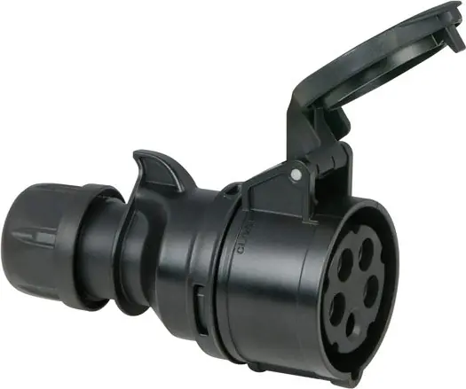 PCE CEE 16A 400V 5p Plug Female - Noir, Turbo Twist, IP44 Meilleure Vente