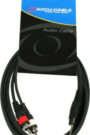 AC-J3S-2RM/1,5 3,5 Jack St/2x RCA cinch Nouvelle Collection