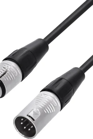 Adam Hall Cables 4 STAR DGH 1500 - Câble DMX REAN XLR 5 pôles femelle vers XLR 5 pôles mâle Offre Limitée