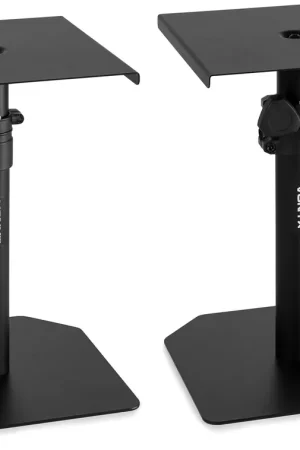 Bon Plan Vonyx SMS10 Ensemble de support de table pour moniteur de studio