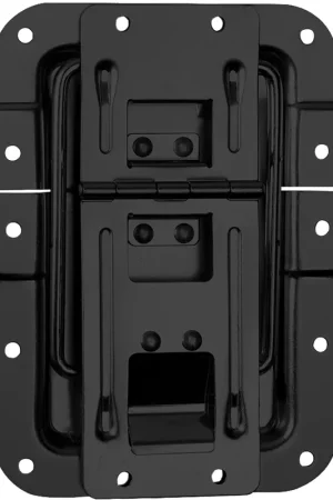 Acheter En Ligne Adam Hall Hardware 270837 BLK - Grand arrêtoir de couvercle, avec passage de profilé, charnière