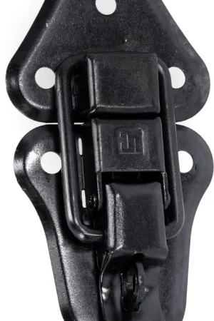 Adam Hall Hardware 1602 BLK - serrure moyenne en applique KTL, noir Dernière Chance