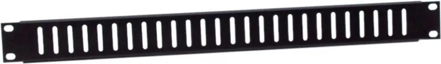 Adam Hall 19" Parts 8721 V - Panneau aération 1 U pour rack 19", fentes verticales Produit De Marque