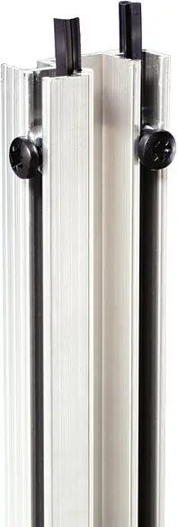 Adam Hall 19" Parts 6168 - Profilé Rack aluminium double à Frein caoutchouc Réduction
