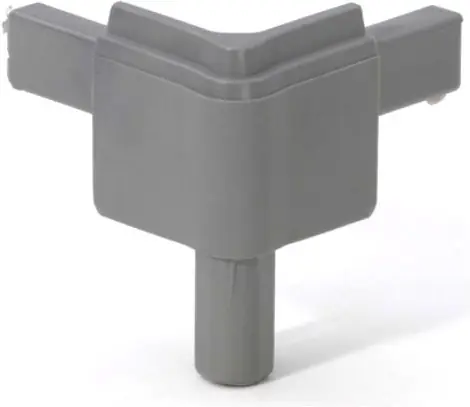 Achat Immédiat Adam Hall Hardware Q 4502 MMG - Coin pour Profilé d'Emboîtement mâle gris