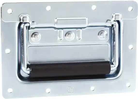 Adam Hall Hardware 34102 - Poignée Encastrable médium à Ressort grande Cuvette 9,5 mm Pas Cher