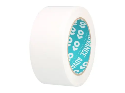 Adh&eacute;sif AT7 PVC blanc 25mm x 33m 104277 - ADVANCE Satisfait Ou Remboursé