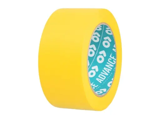 Prix Cassé ADVANCE &bull; Adh&eacute;sif AT7 PVC jaune 50mm x 33m 200394 / 161942