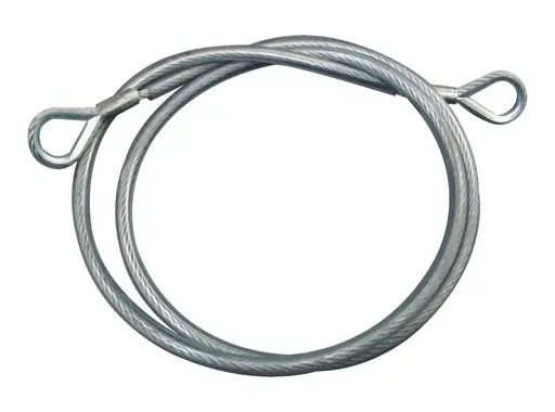 Élingue de levage diamètre 4 mm 150 cm 140 kg cossée gainée manchonnée Commander Vite