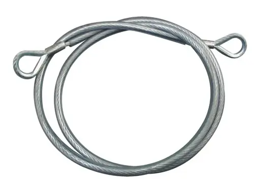 Top Vente Élingue de levage diamètre 4 mm 250 cm 140 kg cossée gainée manchonnée